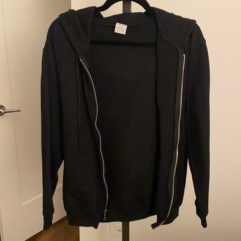 Black zipper jacket